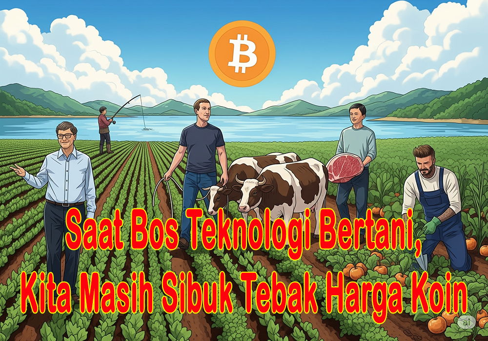 Saat Bos Teknologi Bertani, Kita Masih Sibuk Tebak Harga Koin